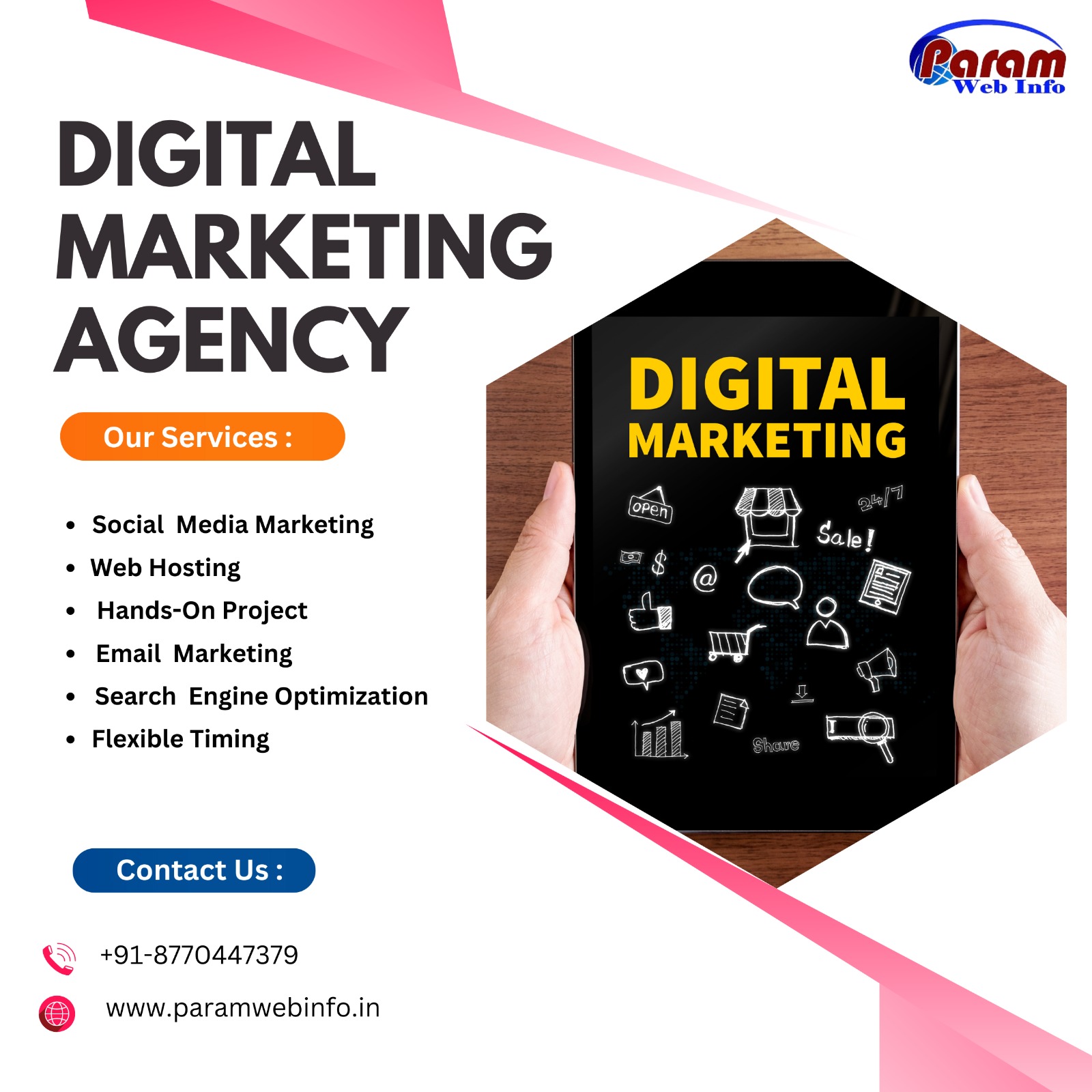 Some Digital Marketing tips for promoting  Business by paramwebinfo Raipur Chhattisgarh